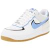 NIKE Air Force 1 Shadow, Sneaker Donna, White Royal Pulse Black Photon Dust, 44.5 EU