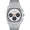 Tissot Orologio da uomo T1374271101100 PRX cronografo automatico quadrante bianco, bianco, Cronografo