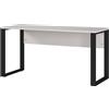 GERMANIA DIE MÖBELMACHER Germania Scrivania 9762-630 GW-Rovigo, in cashmere/nero, con gambe in metallo, 150 x 74 x 60 cm