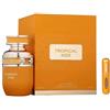 RESAES Resistant and aesthetic Profumo Tropical Kiss Eau de Parfum 80 ml, profumo arabo da donna a lunga durata, con atomizzatore ricaricabile da 5 ml, fragranza floreale fruttata con note di mango cocco e vaniglia (Tropical Kiss)
