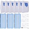Estelife Filtro per Miele aspirapolvere Active Airclean Plus 50 Compact C1&C2, Complete C2&C3, S8340 S4000 S5000 S6000 S8000, 6 sacchetti GN + 3 filtri HEPA+6 microfiltri, filtro aspirapolvere per Miele serie