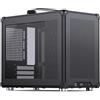 Jonsbo C6 MAX Case PC Nero - Case mATX compatto con maniglia, mesh per il flusso d'aria, spazio per GPU fino a 335 mm, dissipatore CPU fino a 170 mm, 5 slot per ventole