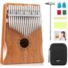 Shaevle Kalimba 17 tasti Piano a pollice con custodia da trasporto | Piano a dita Mbira - Strumento musicale, regalo di compleanno per bambini e adulti principianti