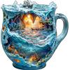 Hakumata Puzzle in legno per adulti e mare, tazza di navigazione - 245 pezzi, puzzle in legno, confezione regalo, decorazione da parete e regalo per amici e famiglie (14 anni+)