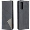 Posanter Cover per Samsung Galaxy S20 FE, Flip Custodia Portafoglio Caso Libro Pelle PU e Slim TPU Silicone Antiurto, Ultra Sottile con Chiusura Magnetica e Tasca per Carte Flip Wallet Caso (Nero)