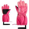 Ziener LEVIO-Z - Guanti da sci/sport invernali, impermeabili, lunghi con zip lunga, tie dye pop, colore: rosa, 3,5