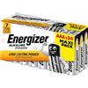 Energizer Max Energizer Alkaline Power, confezione da 24 batterie AAA 1,5 V, lunga durata per uso quotidiano, senza solfatazioni e fino a 10 anni di durata