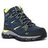 Regatta Holcombe - Scarponi da trekking per bambini, impermeabili e traspiranti, perfetti per attività all'aperto e alpinismo, Blu navy-verde, 35 EU