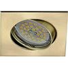 Wonderlamp W-E000014 Basic Basic - Kit di faretto da incasso quadrato, colore oro satinato