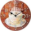 La Crosse Technology 404 - 2631 C 30,5 cm Round Coffee Decor analogico Orologio da Parete