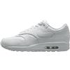 NIKE Air Max 1 Prem, Sneaker Donna, Bianco Bianco Puro Platino, 45 EU