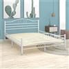 Homgoday Letto Moderno Struttura,Rete a Doghe con 17 Doghe 90x200 cm,Letto Moderno Struttura,Letto Giroletto Telaio,Letto Struttura,Telaio per Camere da Letto