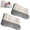 Generic R-estiva - Cuscino per apnea notturna, cuscino ergonomico R-estiva, cuscino ortopedico per trazione cervicale, versione aggiornata 2024 (grigio, 2 pezzi)