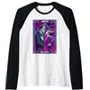 Halloween The Lovers Tarot Card Gifts Frankenstein Bride The Lovers Tarocchi Carta Halloween Maglia con Maniche Raglan