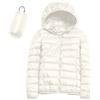 Laquieio Piumino Donna 100 Grammi Leggero con Cappuccio Piumini Elegante Giacca Ripiegabile Donna Giacconi Invernali Taglie Grandi Cappotto Ultraleggero Pesante Giubbotti Imbottiti Giubbini
