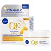 NIVEA Q10 Anti-Rughe Energy Crema Giorno Illuminante SPF 15 50 ml, Crema viso antirughe, energizzante e idratante, Crema viso Vitamina C arricchita con Coenzima Q10 e Guaranà
