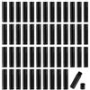PTJJXA 50 Pezzi Tubi Balsamo Le Labbra, Tubo Rossetto Vuoto, Rotondo Plastica Balsamo Le Labbra Tubo, Tubo Vuoto Contenitore Balsamo Le Labbra, Labbra Ricaricabile Fatto per Fai Da Te (Nero)