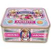 Chiostro di Saronno, Mix di Amaretti Morbidi e Croccanti, Gusto Classico, Senza Glutine - confezione in latta vintage da 225g