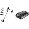 Greenworks Potente Aspirapolvere Senza Filo Deluxe, Fino 45 Minuti, Filtro Hepa, Accessorio per Peli Animali, 3 Livelli di Potenza, Batteria 24V 4Ah, Caricatore con Supporto da Parete, Garanzia 3 Anni