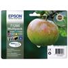 ORIGINAL Epson Multipack nero / ciano / magenta / giallo C13T12954012 T1295 ~1795 Seiten 4 cartucce d'inchiostro: T1291 + T12