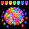 Celepoir 100 Pezzi LED Palloncini Luci, Mini Palloncini a LED Luci, Colorato Rotonde Palloncino Luminosi, Lampada a Palloncino per Compleanno, Matrimonio, Festa di Natale, Capodanno Decorazione