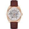 Bulova Orologio Analogico Automatico Uomo con Cinturino in Pelle 97A175