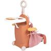 Smoby - Baby Nurse - Valigia 3 in 1 per neonati - Per neonati fino a 42 cm - 6 accessori - Seggiolino per la pappa - Angolo nanna - Dai 18 mesi - Prodotto in Francia