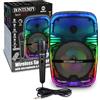 BONTEMPI Cassa Bluetooth con Microfono e Luci RGB - Funzione TWS