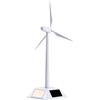 Jadeshay Mulino di Solare Modello Pala Eolica Turbina Eolica Modello di Mulino a Vento Alimentato ad Energia Solare da Tavolo Kit Scientifico Educativo Bianco