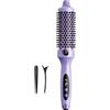 Wavytalk Thermal Brush, Blowout Boost, Spazzola Rotonda Termica Elettrica Ionica, Per Ricci Naturali, 5 Regolazioni Di Temperatura, Meno Danni, Fusto Da 38mm, Doppia Tensione, Spina Euro, Viola