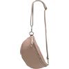 SH Leder ® Lala G399 - Marsupio unisex in vera pelle, per festival, viaggi, borsa a tracolla, da donna, in pelle, 30 x 18 cm, beige, L, Marsupio alla moda