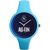 Lowell Orologio SSC NAPOLI P-NA480XB4 Silicone Celeste 38mm 4 Scudetto AG4IN OFFICIAL