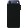 Adore June Classic Nero Custodia compatibile con iPhone 17 Pro Max, Tessuto Resistente con Display di Pulizia Effetto