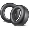 SOULWIT Cuscinetti Auricolari Pelle di Agnello Ricambio per Sony Play-Station 5 Pulse PS5 3D Cuffie Wireless, Padiglioni con Schiuma Isolante dal Rumore - Nero