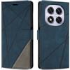 SONWO Cover per Xiaomi Redmi Note 14 PRO 4G, Flip Custodia in PU Pelle, Cover a Libro Portafoglio con Slot per Schede e Supporto Stand per Xiaomi Redmi Note 14 PRO 4G, Blu