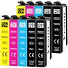 Veson T1295 Multipack cartucce per stampante compatibili con Epson T1291 T1292 T1293 T1294 per Epson Workforce WF-3520 WF-3540 WF-3010 WF-7525 Stylus SX420W SX525WD SX438W Stylus Office BX320FW