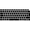 MiNGFi Copritastiera Silicone Thai per MacBook Air 13 (A1932, 2018-2019) EU/ISO - Nero