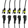 ESUPPORT E Support™ 5 X 1 via Pin kit presa auto auto impermeabile connettore elettrico con del filo AWG