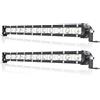 PICAA Fila Unica Barra luminosa a LED Fuoristrada 38cm 13 pollici 60W Fari Led Trattore 12V 24V Spot Slim LED Luce da Lavoro per Auto Barca FUORI STRADA 4X4 SUV ATV UTV Camion （2 pz）