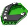 ZESIDIMO Per Ninja 500 Z500 2025 Moto Supporto Estensione Cavalletto,Verde | Laterale Piastra Accessori per Moto NINJA500 2024 Z500 2025 Eliminator 500