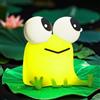 FAMIDUO Luce Notturna Bambini Rana, Carino Lampada Silicone Bambini, 3 Livelli di Luce Dimmerabile, Controllo Touch, USB Ricaricabile, Lampada Camera Neonato, Regali per Neonati e Bambine