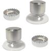 LUMOOM 2 pezzi Portasapone magnetico senza foratura, portasapone magnetico con ventosa, dispenser di sapone in acciaio inox per lavabo, doccia, vasca da bagno cucina (cilindro)