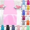Time to Sparkle 10X Satin Runner da Tavolo 30x275cm Raso Satin Tovaglia Nozze Banchetto Partito Nuziale Matrimonio Décor Rosa pallido
