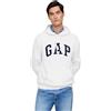 Gap Heritage Logo Pullover Hoodie Maglia di Tuta, Rosso Cremisi, XX-Large Uomo
