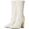 GUESS Stivali da donna Abbale Mid Polf, Chic Crema 150, 37.5 EU