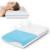 ROYGBIV Memory Foam Cuscino-Almohada ergonomica per un sonno riposo, cuscino per il collo che supporta il cuscino per il collo -