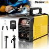 Seeiswork 225A Saldatore Saldatrice Inverter 220V IGBT Saldatore Elettrico con Portaelettrodo Maschera di Saldatura Giallo Mini Saldatore Kit FAI DA TE - 220V