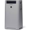 Sharp Ua-Hg40E-L Purificatore Aria Flusso Aria 240 M3/H Filtraggio A 3 Livelli Plasmacluster Funzione Umidificante Grigio