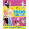 Disney Libri Frozen e principesse Disney. Incantevoli ragazze. 1000 stickers
