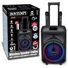 BONTEMPI Cassa Trolley Wireless con 2 Microfoni e Luci RGB Integrate